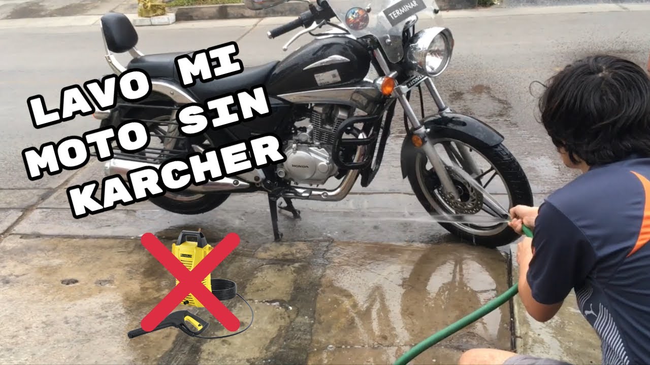 Así puedes lavar tu moto en casa - Previmoto