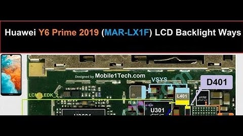 Huawei Y6 Prime 2019 Backlight Ways Display Light Problem Solution Jumper Ways By GSM Free Equipment