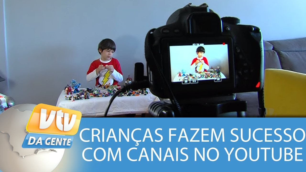 Crianças se tornam youtubers e fazem sucesso na internet - YouTube