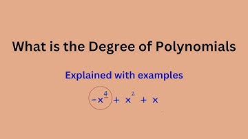 Lecture 4: What is the degree of Polynomials | How to find degree of Polynomials #Parhleeverything