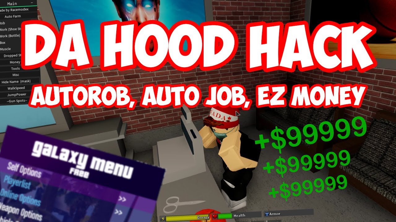 Da Hood Script Auto Rob Auto Work Ez Money Roblox Exploit Youtube - how to hack da hood roblox