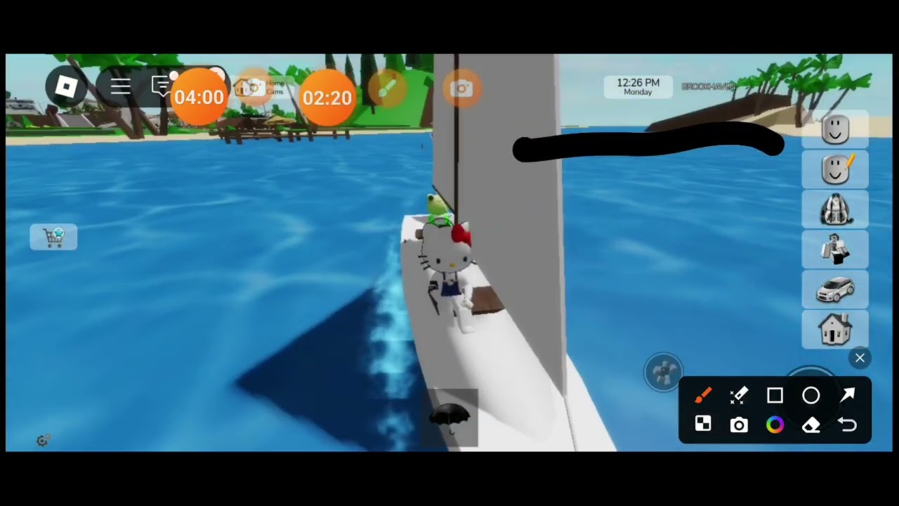 playing a hello kitty rp wit some of my friends. - YouTube