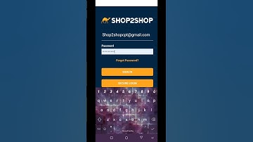 how to fix shop2shop app login issue when device can