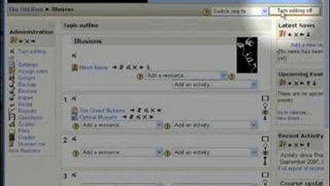 Th Files Folder and Display a Directory in Moodle