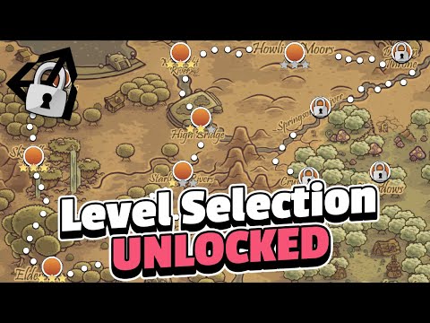 Level Selection (UNLOCK Levels & SAVING Data)