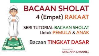 Latihan Bacaan Lengkap Sholat 4 Rakaat (Latin & Arab) - Sholat Dzuhur