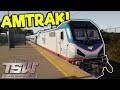 NOOB DRIVES AMTRAK TRAIN INTO NEW YORK! - Train Sim World Gameplay - Train Simulator 2018