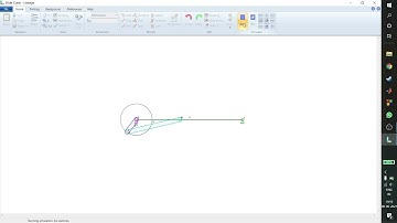 Slider-Crank mechanism simulation using Linkage software