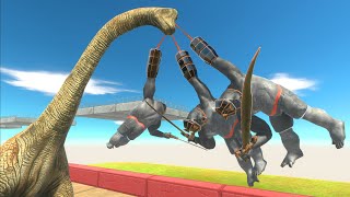 Sticky monkeys attack moving units - animal Revolt Battle Simulator