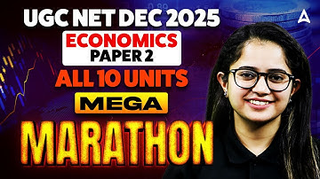 UGC NET Economics Marathon | UGC NET Economics All 10 Units | UGC NET Economics MCQs By Shivani Mam