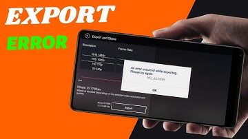 How To Fix Kinemaster Export Error Problem Solved || New Update