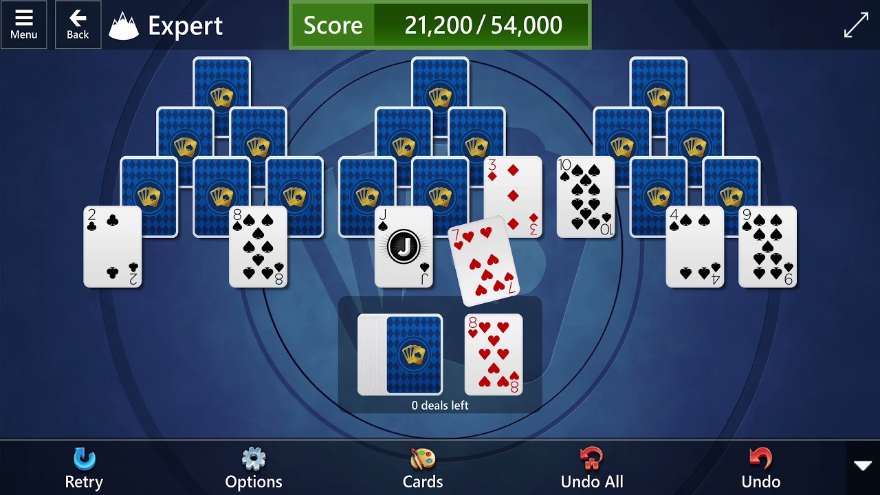 Microsoft Solitaire Collection TriPeaks Expert September 16, 2021