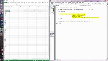 0070. Excel-VBA: Eine benutzerdefinierte Sortierung vornehmen