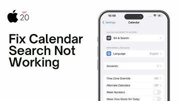 How to Fix iPhone Calendar Search Not Working