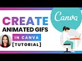How to make a gif in Canva - Canva Tutorial (Canva gifs in 3 quick and easy ways)