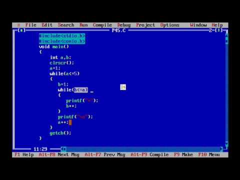 nested while loop