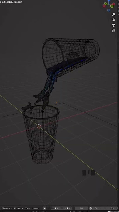 porn star martini cocktail 3d animation #cocktail #animation #drink #drinks #juice #shorts