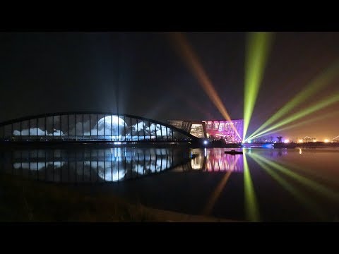 2018台灣燈會 - 水影舞集光雕秀HD完整版(嘉義縣/故宮南院水上燈區/2018 Taiwan Lantern Festival)