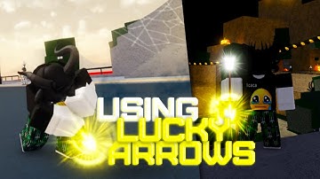 [YBA] USING LUCKY ARROWS DURING THE HALLOWEEN EVENT