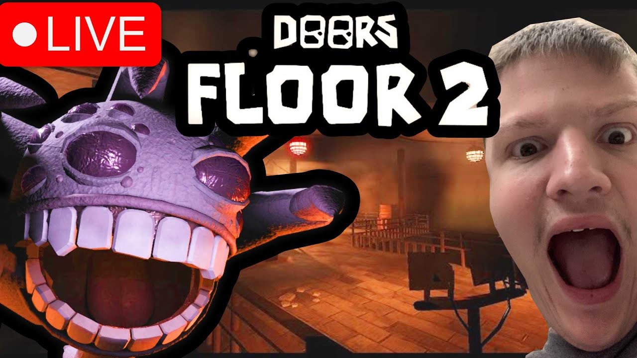 Not Ending This Stream Until I BEAT DOORS FLOOR 2 AGAIN (roblox live ...