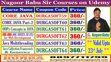 Nagoor Babu Sir Courses on Udemy