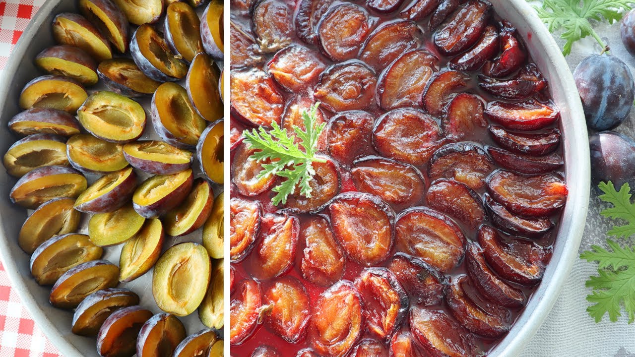 Plum Jam In The Oven! Perfect Way To Make YouTube