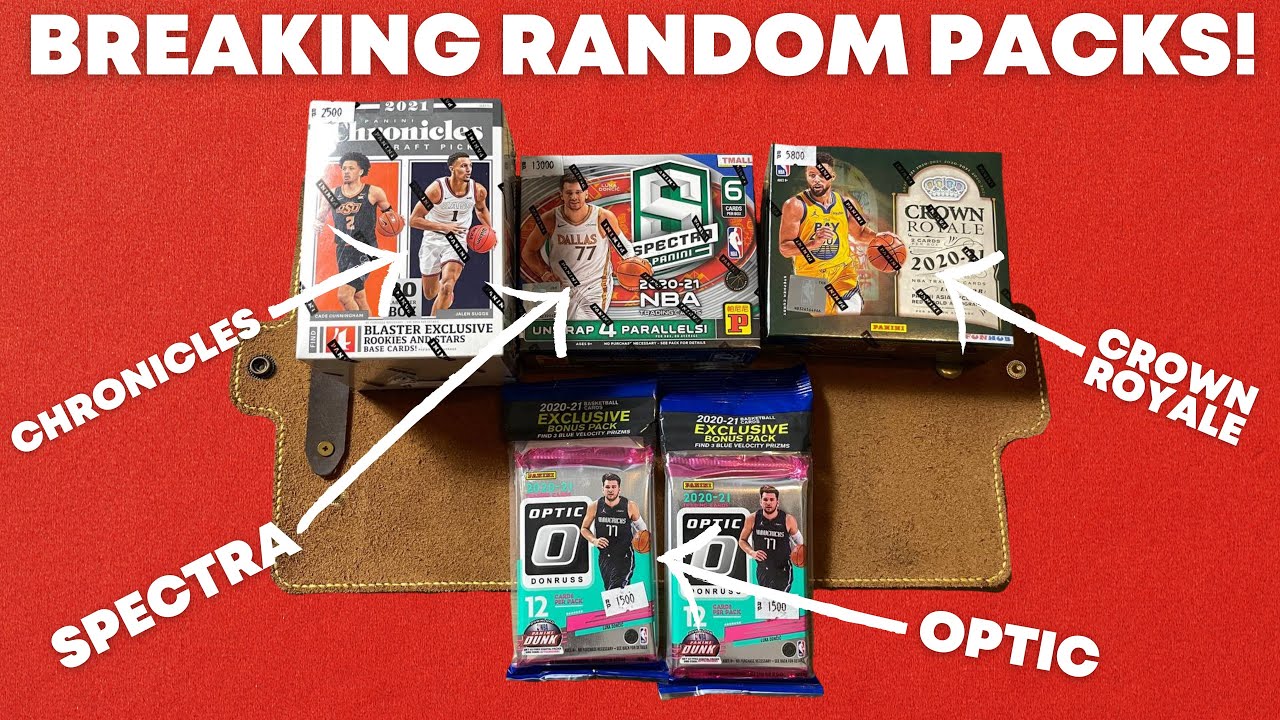 Breaking Open NBA Cards Random Boxes and Packs! - YouTube