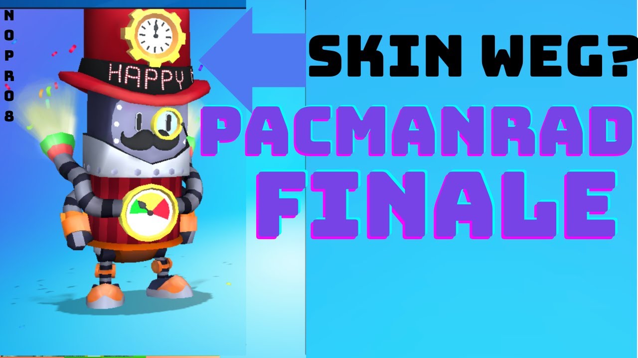 STUMBLE GUYS, PACMAN RAD FINALE, CLOCKWORK SKIN WEG? - YouTube
