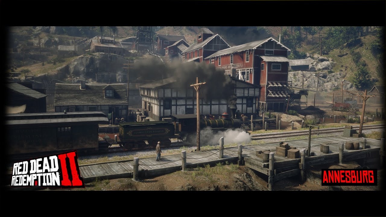 Red Dead Redemption 2 Annesburg Coal mine 1899 Historical