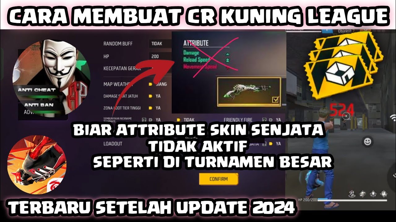 CARA BUAT CR KUNING LEAGUE ATTRIBUTE SKIN SENJATA TIDAK AKTIF - SEASON ...