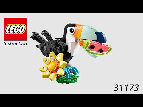 LEGO Instruction - Creator - 31173 - Wild Animals: Tropical Toucan