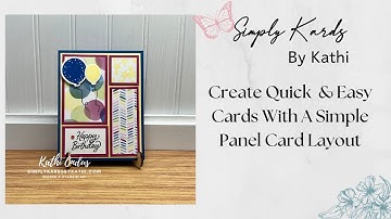 Create Quick And Easy Cards With A Simple Panel Card Layout