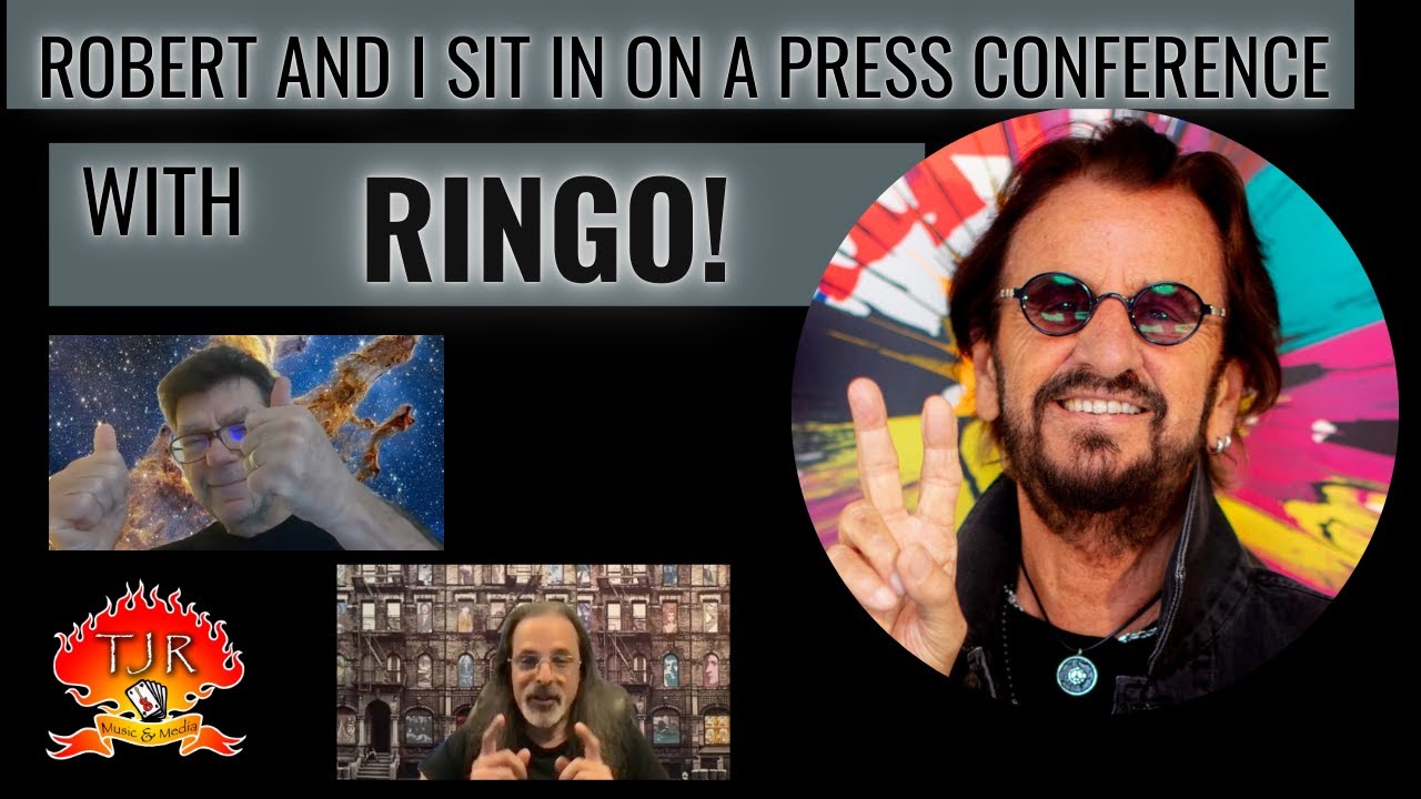 Robert and I sat in on a press conference with Ringo - YouTube