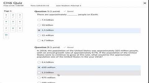 Quizzes-Complete overview of the Quiz tool as student within Ship