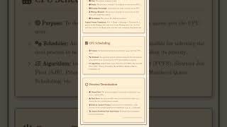 Process Management: Concepts of Processes and Threads, Process States, CPU Scheduling Algorithm...