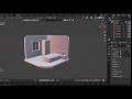 Stylized Isometric Bedroom in Blender | Modeling Part 3