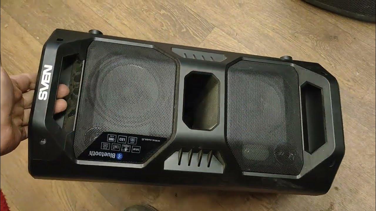 Как разобрать колонку sven 650