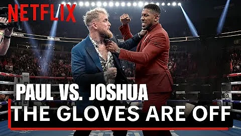Anthony Joshua Confronts Jake Paul at Press Event — Almost a Brawl