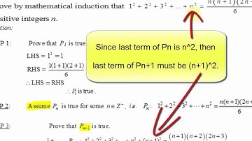 Mathematical Induction +  Example 1