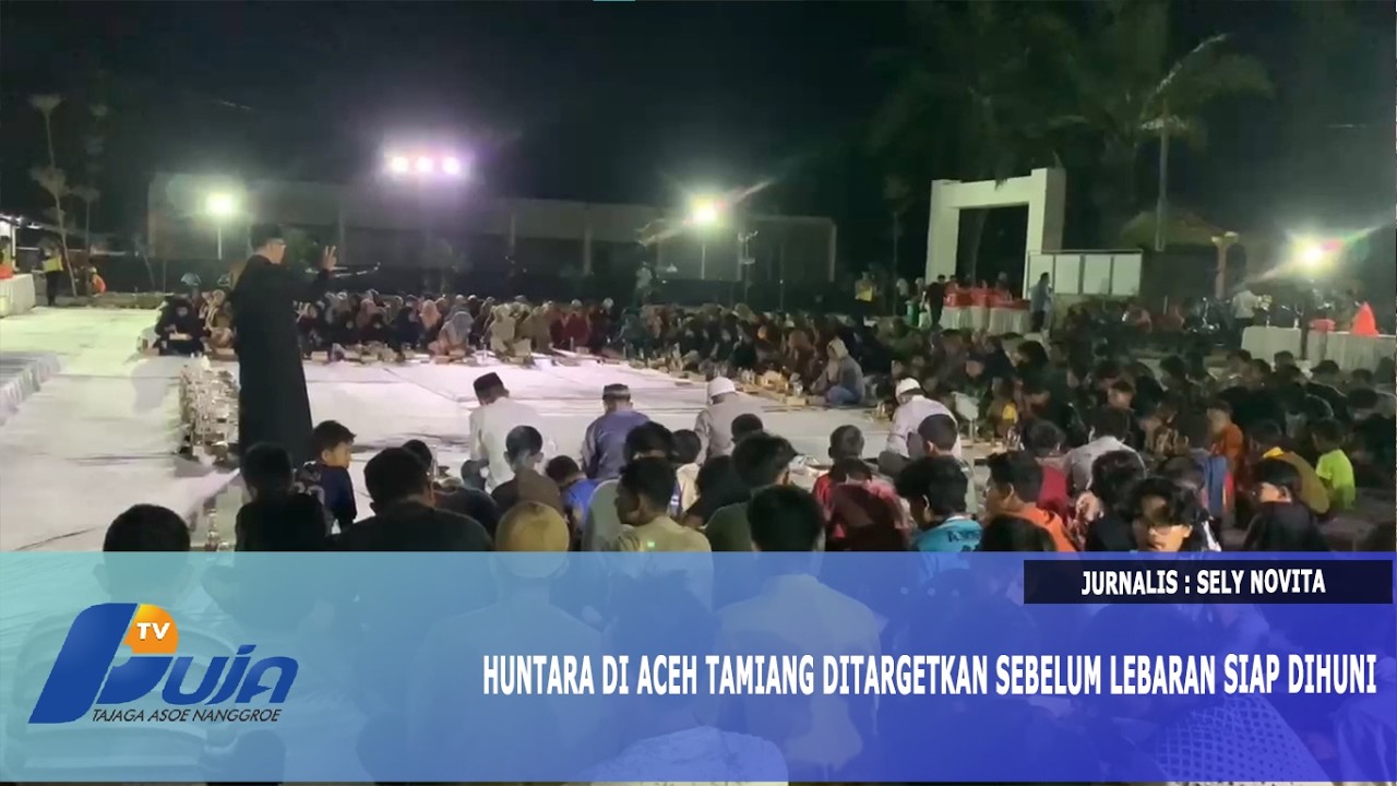 Huntara di Aceh Tamiang Ditargetkan Sebelum Lebaran Siap Dihuni