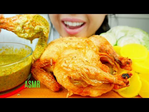 ASMR Whole Rotisserie Chicken ♥︎ Chimichurri Sauce ♥︎ Recipe!! *No Talking suellASMR