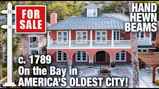 1789 St Augustine On The Bay Must See Beams And Hardware.
