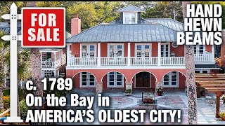 1789 St Augustine ON THE BAY! MUST SEE beams and hardware.