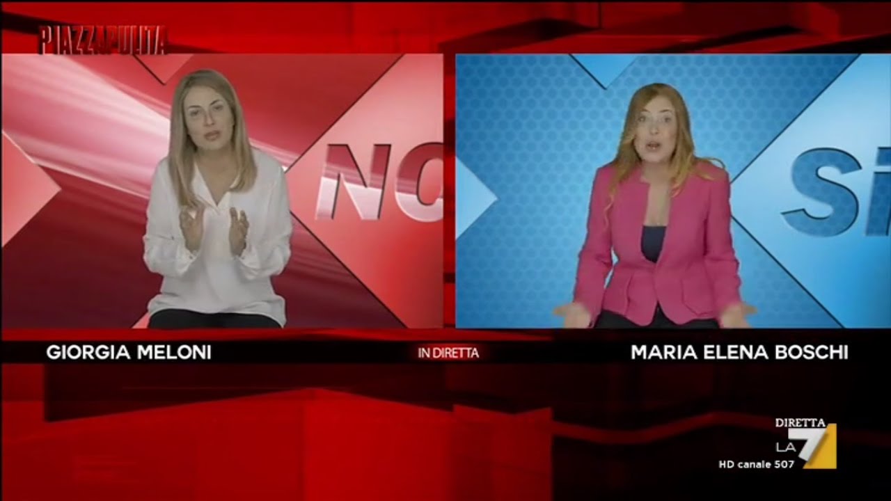 Boschi vs Meloni a tre giorni dal Referendum - TG PORCO S03 PT11