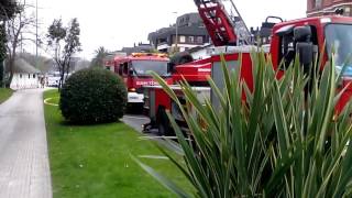 Un incendio provoca importantes daños en la antigua cervecera de Fadura en Getxo