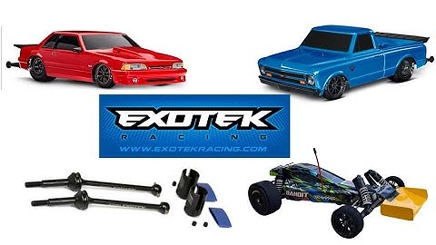 Exotek CVD Upgrade Kit Install for Traxxas Drag Slash and Bandit! Put Down the Power! 2264 HD V2 Kit