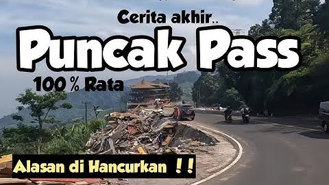 AKHIR dari PUNCAK PASS Bogor RATA !! Perjalanan ke alasan PKL warpat digusur akhir asep stroberi