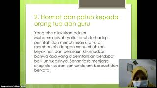 JANJI PELAJAR MUHAMMADIYAH MATERI KEMUHAMMADIYAHAN KELAS X
