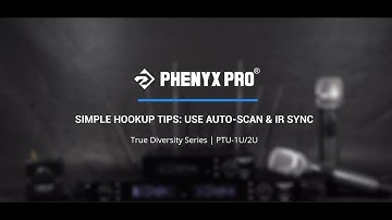 Tutorial- How to use auto-scan and IR sync function in the PTU-1U/2U