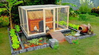 Harvest organic vegetables, fresh fish and chicken at home with 3in1 aquarium